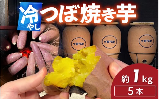 さつまいも 冷やし 壺 焼き芋 5本 約1kg