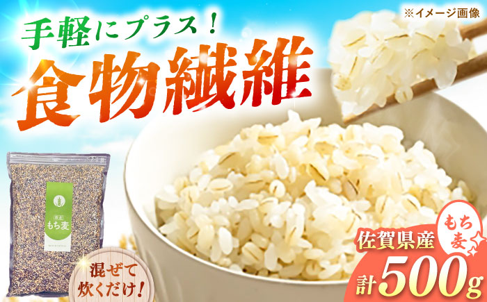佐賀県産 もち麦500g / お米 / 佐賀県 / 一般社団法人龍乃 [41ANAC105]