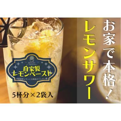 ふるさと納税 北見市 レモンサワー専門店の自家製レモンペースト200g×2袋