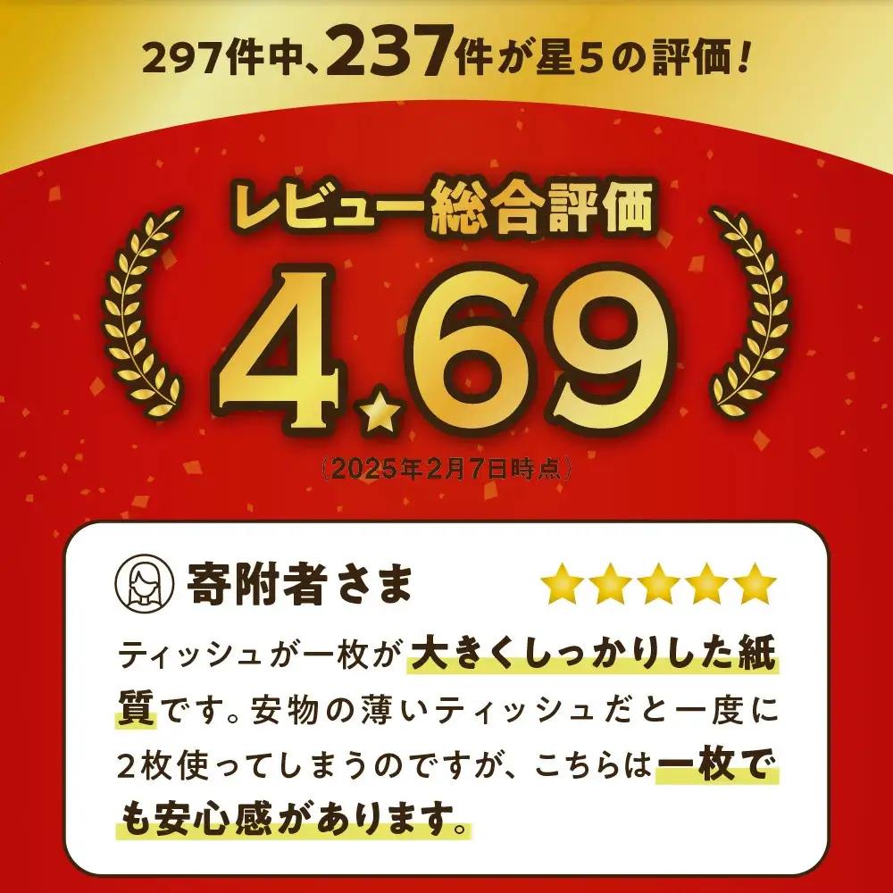 【ふるなびWEEK対象】ティッシュペーパー ボックスティッシュ 50箱 (5箱組×10セット 200組 400枚)ナクレ  