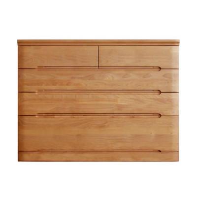 ふるさと納税 大川市 チェスト プラム 幅118 4段 奥行44 アルダー材 ナチュラル色 桐たんす 大川家具