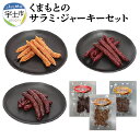 【ふるさと納税】馬肉 牛肉 鶏肉 あか牛 サラミ ジャーキー トッピング セット おつまみ 6袋 熊本【熊本県宇土市】