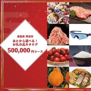 ゆっくりえらべる カタログ 50万円 コース あとから選べる 鮮魚 肉 米 酒 定期便 スイーツ フルーツ 選べる ギフト セレクト 【 徳島県 阿波市 】