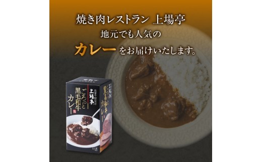 上場亭 ごろっと黒毛和牛カレー 4箱 ／ カレー レトルト お手軽 牛肉 肉 佐賀産和牛 黒毛和牛 加工品 国産 佐賀県 玄海町 常温
