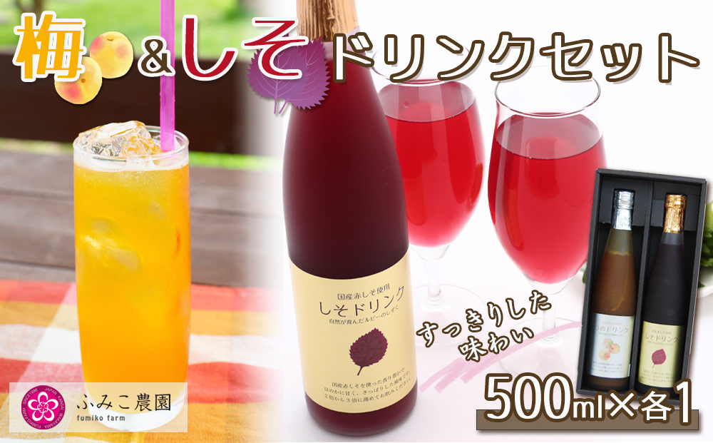 梅＆しそ　ドリンクセット　T068