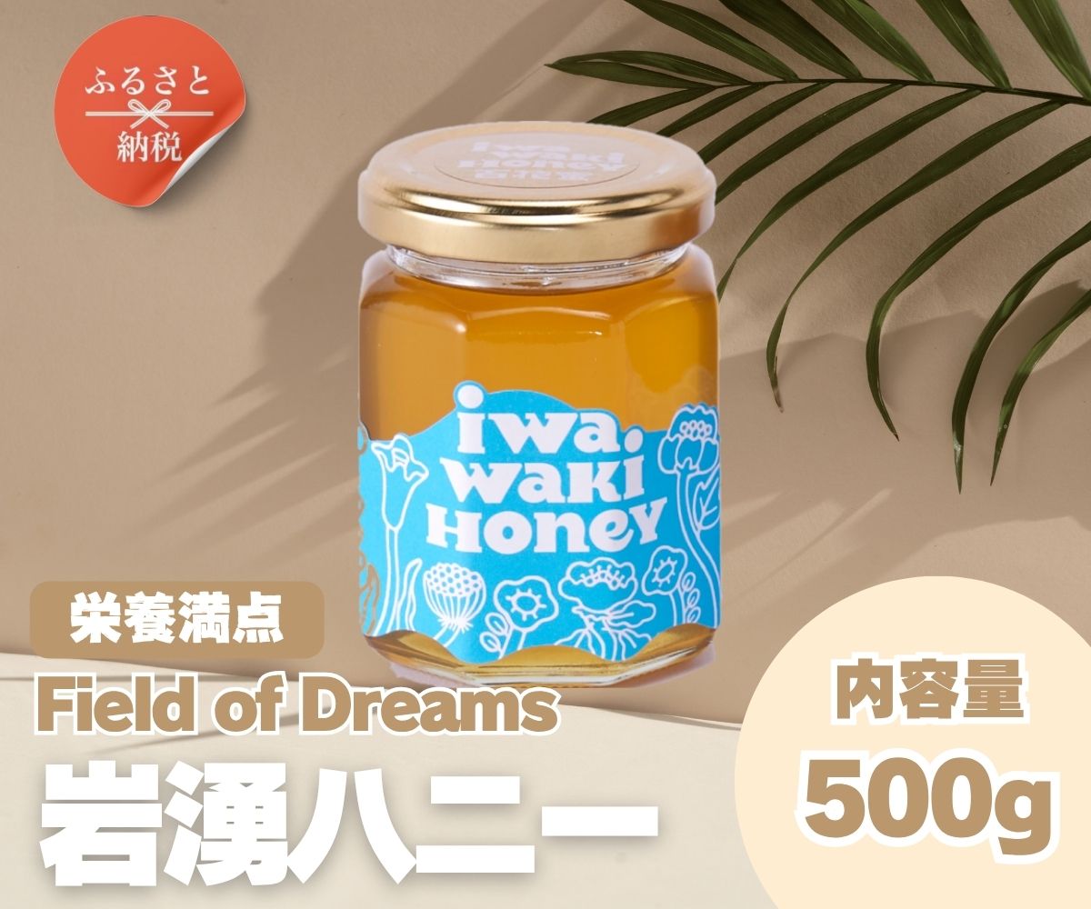 岩湧ハニー 純粋百花はちみつ 500g×1本セット  国産天然はちみつ 大阪府 河内長野市 ギフト 百花蜜 ビタミン ミネラル 酵素  パンケーキ ヨーグルト アサイー 朝食 おやつ 手土産 コーヒー 紅茶 ドリンク 珈琲 プレゼント 岩湧山 トースト はちみつ 蜂蜜 ハチミツ
