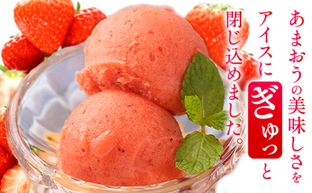 濃厚あまおうジェラート 1000ml 南国フルーツ株式会社《30日以内に出荷予定(土日祝除く)》福岡県 鞍手町 あまおう いちご ジェラート 果物 送料無料