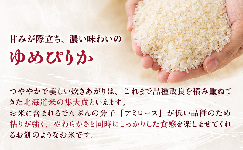 【3ヵ月連続定期便】北海道産 ゆめぴりか 精米 6kg 米 特A 獲得 白米 ごはん 定期便 定期配送 3ヵ月 道産米 ブランド米 6キロ お米 ご飯 米 北海道米 JAふらの ホクレン ホクレン米 