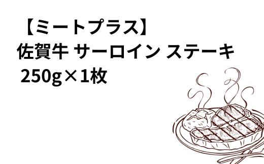 
            【ミートプラス】佐賀牛 サーロイン ステーキ 250g×1枚
          