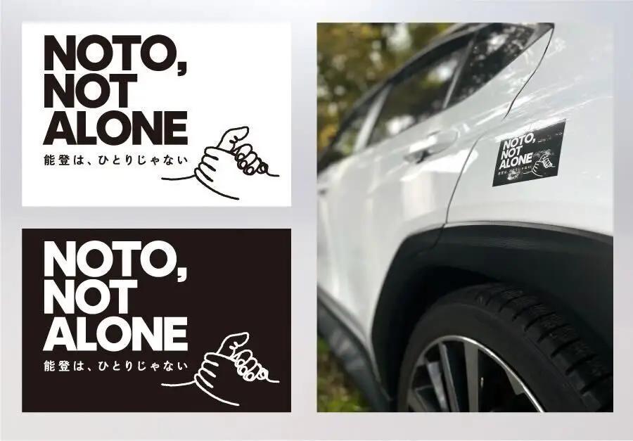 NOTO,NOT_ALONEロンTセット白 M　wa116　ロンT