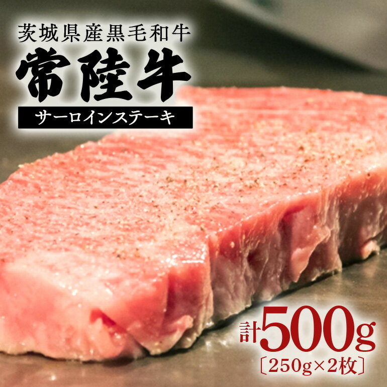 【ふるさと納税】常陸牛 500g ステーキ用 黒毛和牛 国産 茨城県産