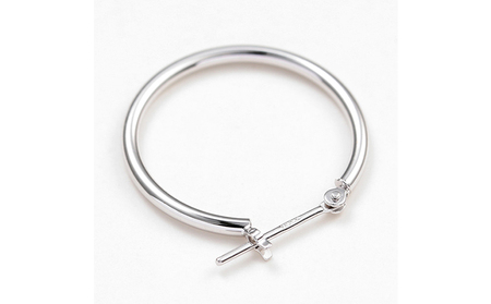 プラチナ900 　フープピアス　1.5×13　120329 SWAE018