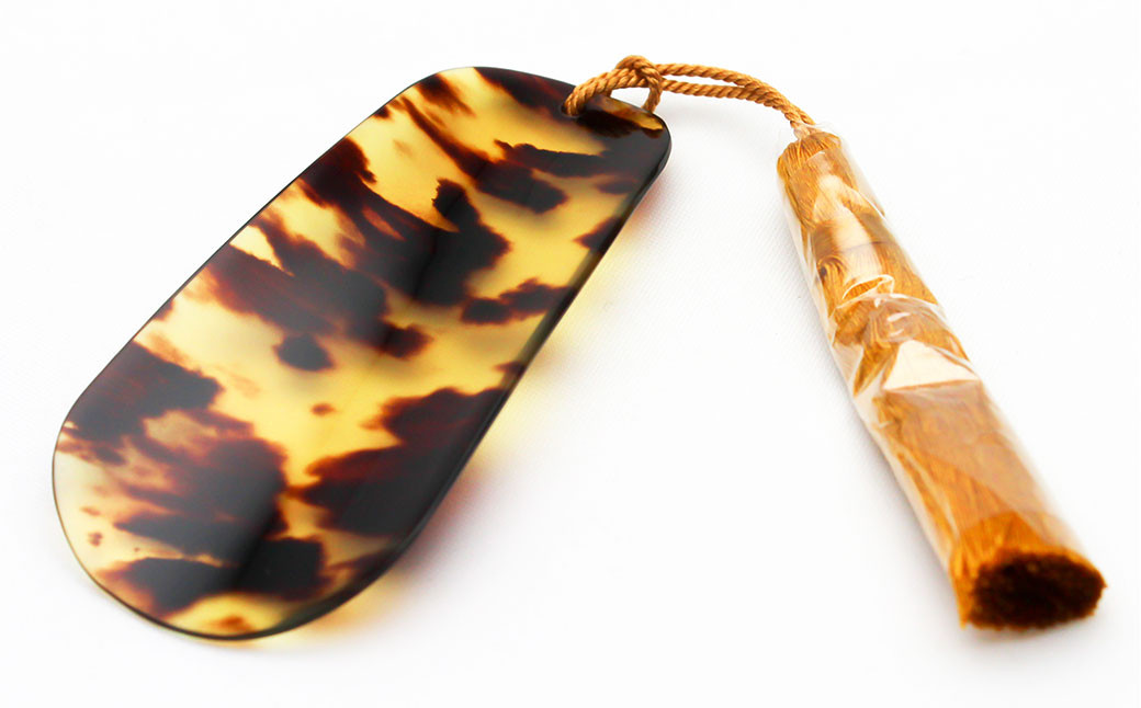 本べっ甲 携帯用靴ベラ小