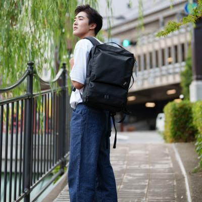 ふるさと納税 豊岡市 豊岡鞄 CIE WEATHER 2WAY BACKPACK(071952)ブラック