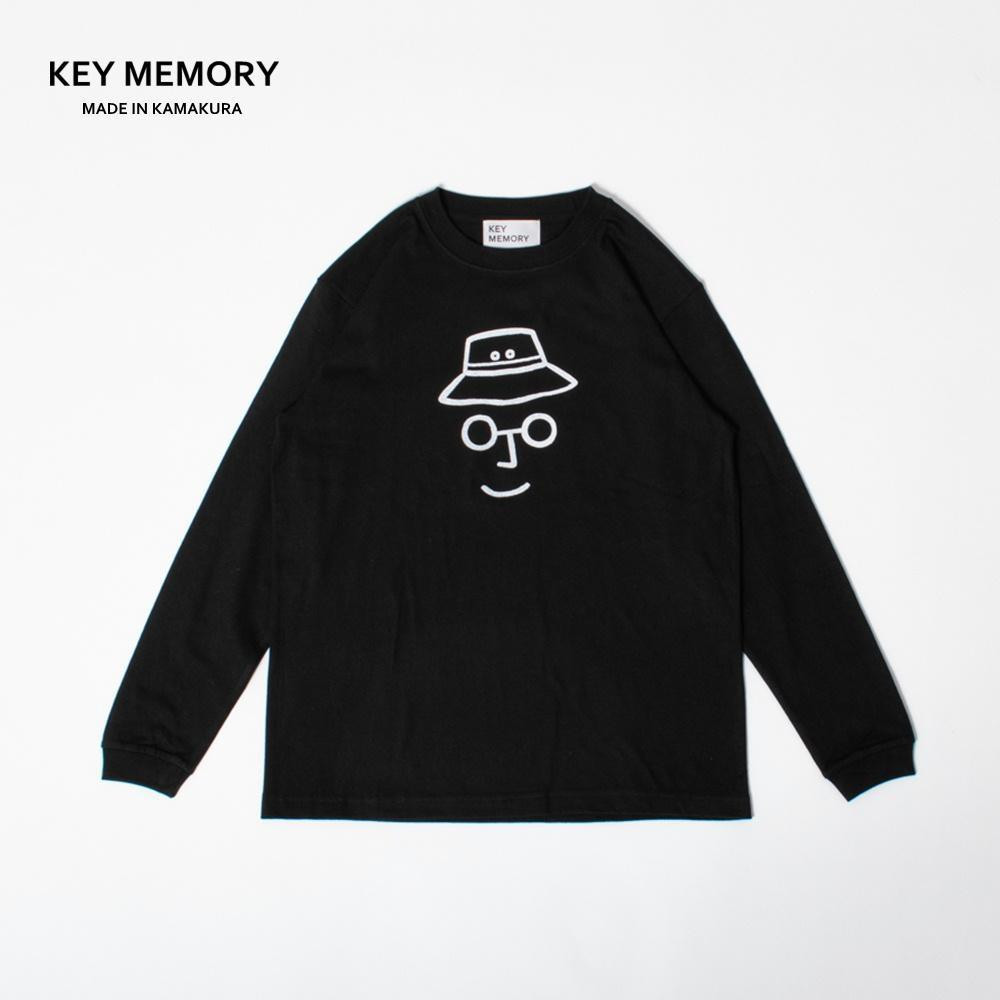 
【KEYMEMORY】バケットハットロングTシャツ　BLACK
