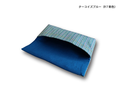 【BEAMS JAPAN監修】「伝統的工芸品」伊那紬 ペンケース 駒ヶ根市 雑貨 文房具 ターコイズブルー ボタンなし