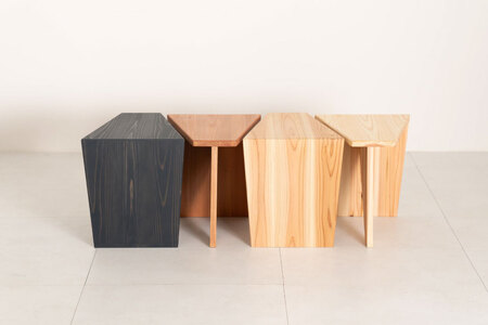 家具 椅子 Grain Stool 黒森 1点
