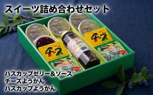 
ハスカップゼリー&ソース・チーズようかん詰め合わせセット【1006471】
