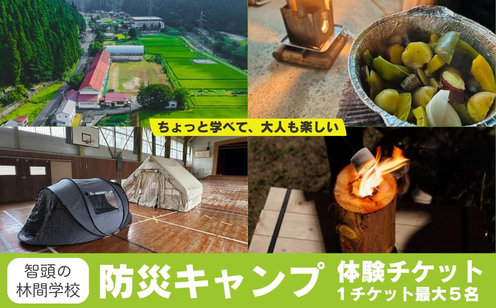 
            智頭の林間学校 防災キャンプ体験チケット １チケット最大５名（AI_3）
          