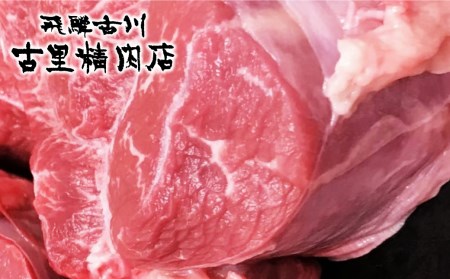 飛騨市推奨特産品　古里精肉店謹製　飛騨牛の5等級 ランクのすね肉500gブロック[Q1949]