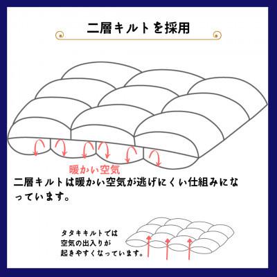 ふるさと納税 亀岡市 京都金桝の羽毛布団 掛布団 ポーランドマザーグース95% DP420 ダブル ロワーレ ピンク |  | 02