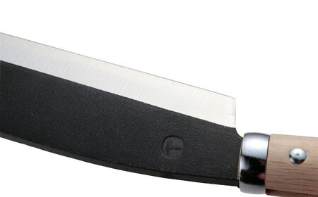 [TEPPA] 焚火鉈 角田 ヌメ革 専用革ケース付 キャンプ用品 アウトドア用品   ナタ なた 薪割り 山林 焚き火 ブッシュクラフト 刃物 登山 木こり 薪ストーブ【022S091】