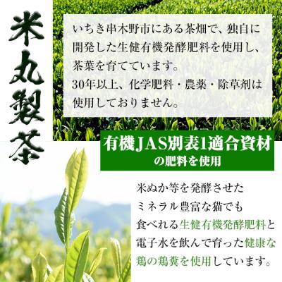 ふるさと納税 いちき串木野市 緑茶「自然のかおり 松」 茶葉 100g×3袋 有機栽培 |  | 03