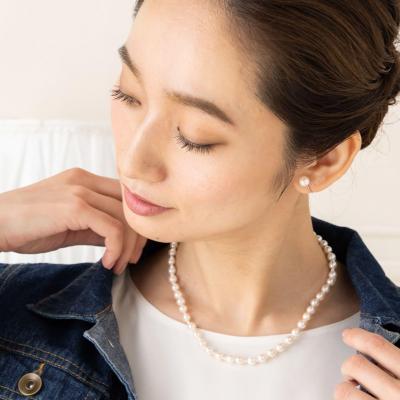 ふるさと納税 横浜市 あこや真珠　バロックネックレス 小さめ6ミリ珠 |  | 01