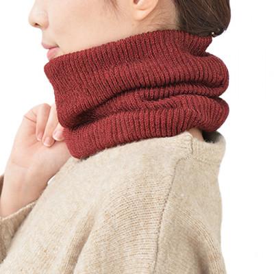 ふるさと納税 大和高田市 日本製 ネックウォーマー 内側 シルク ネックカバー ボルドー (3920-7498) |  | 02