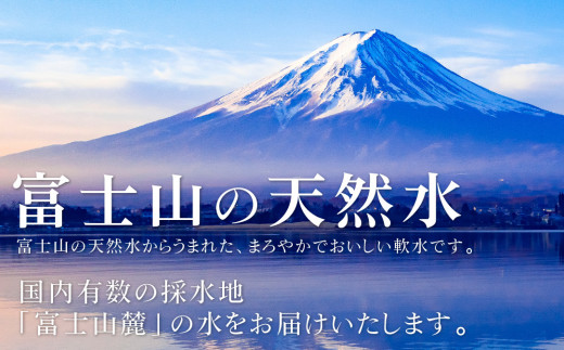 【6ヶ月定期便】富士山麓 四季の水 / 2L×12本(2 箱 )×6ヶ月 計72本・ ミネラルウォーター 水 飲料水 天然水 ミネラルウォーター 水 飲料水 天然水 非常 備え 防災 地震 台風 津波