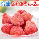 【ふるさと納税】福岡産 冷凍あまおう1~2kg(500g×2~4袋) あまおう イチゴ いちご スイーツ 果物 フルーツ 送料無料 冷凍フルーツ ジャム 苺 ケーキ スムージー いちご飴 かき氷 フルーツ大福 クリスマス 大木町産 南国フルーツ CO-S0012 CO026 CO027