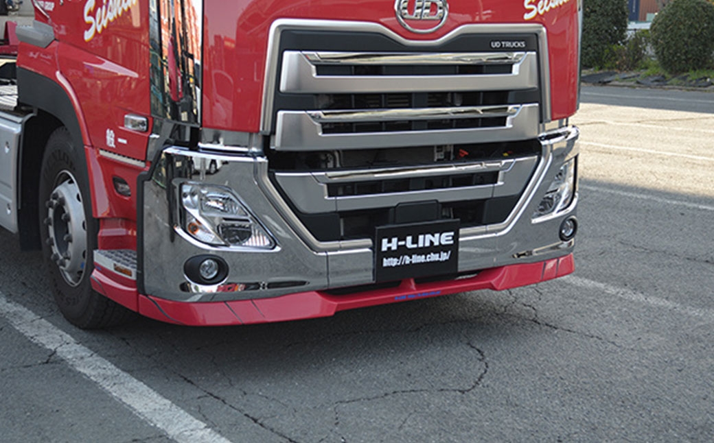 新型クオン&いすゞフロントスポイラータイプ3 3P大型低床トラクター用