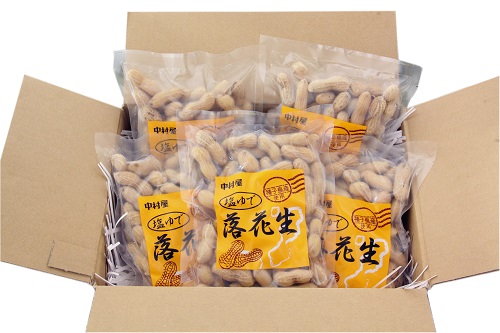 【先行予約】【令和7年産度！】種子島 中村屋 さん の 塩ゆで 落花生 300ｇ×5袋    NFN031  【375pt】 // 種子島産 冷凍落花生 選定作業 塩ゆで作業 自家農園 おつまみ おや