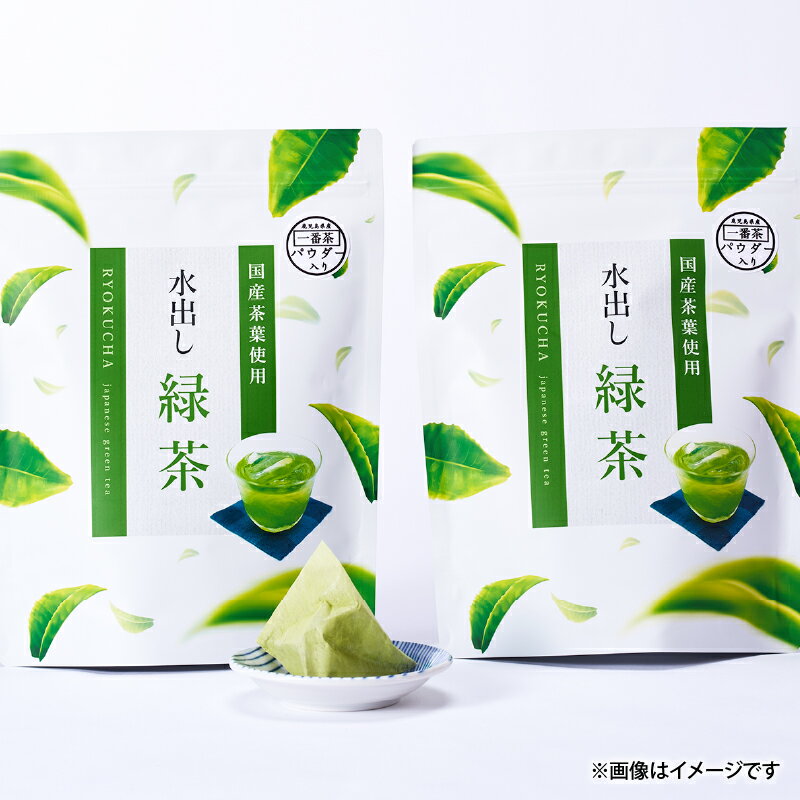 【ふるさと納税】鹿児島県産 一番茶 粉末入 緑茶 ティーバッグ62包 深蒸し煎茶【西尾製茶】