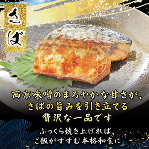 西京漬け セット 【さわら （約80g×10枚）・ さば （約80g×10枚） 】 計2パック 鰆 鯖 西京漬 サワラ 鯖 鯖 鯖 鯖