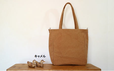 トートバッグ　L キャメル