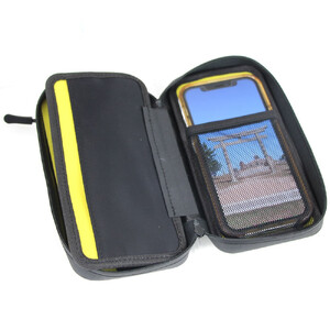 R250 防水スマートライドポーチ  スーパーDX3 フルオープン  W小銭入れ グレー