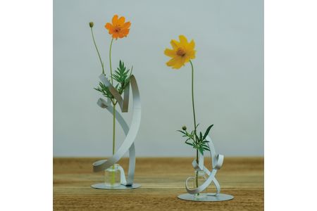 ALART〈アルアート〉　TWIST SLセット 花器　インテリア　花のフォルムに合わせ自在に形作れる花器　MOMA（NY近代美術館）選定品　通販サイト人気商品　リピーター多数 F7Z-224
