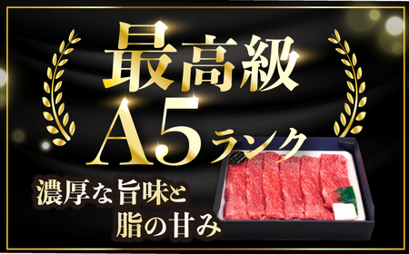 【長崎和牛】A5ランク 赤身スライス 400g しゃぶしゃぶ すきやき【肉のあいかわ】[NA109]