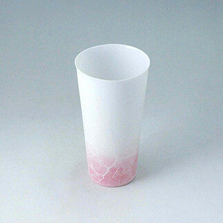 やま平窯元 エッグシェル タンブラーM 泡 Pink A22-89