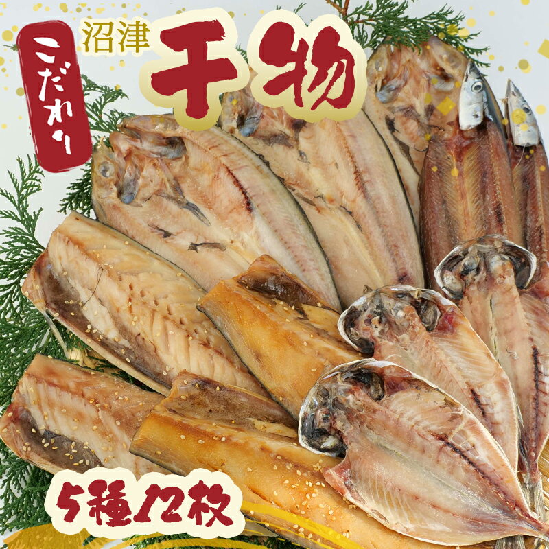 【ふるさと納税】 干物 詰め合わせ 5種類 セット あじ ほっけ さば 醤油干し さんま ひもの 魚介 海鮮 おつまみ おかず 真あじ 真ホッケ 真サバ 真さんま 干し魚 冷凍 真空パック 贈答 ギフト プレゼント 贈り物 お取り寄せ グルメ 沼津市 静岡県