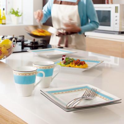 ふるさと納税 みよし市 ノリタケ【ハミングブルー】23cmスクエアプレート |  | 02