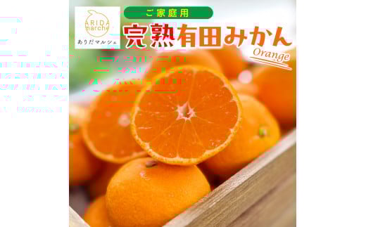 ［先行予約］ご家庭用 完熟有田みかん 約3kg［2025年11月発送予定］訳あり 農家直送［MS3-1］