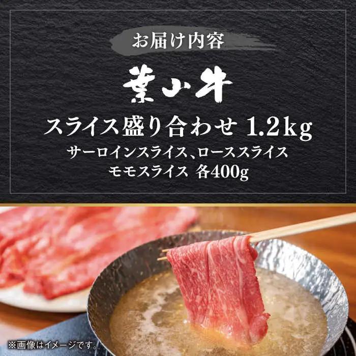 葉山牛 1.2kg　スライス盛合せ ／ スライス[ASBD010]