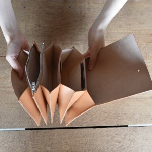 BB004-2　栃木レザーの長財布　ナチュラル