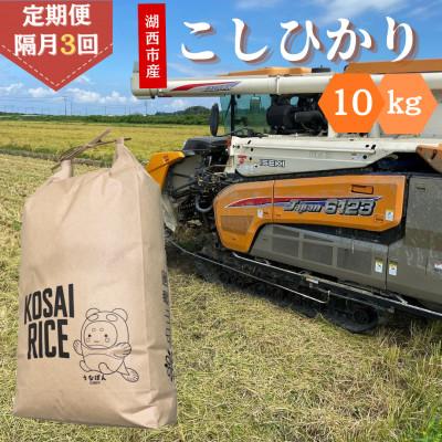 ふるさと納税 湖西市 【2ヵ月毎定期便】静岡県湖西市産　こしひかり10kg全3回
