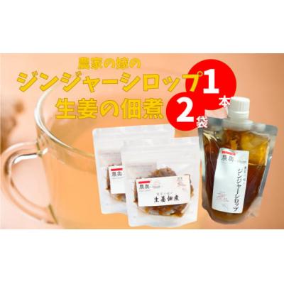 ふるさと納税 佐川町 【佃煮2袋・シロップ1個】ごはんのお供(A)