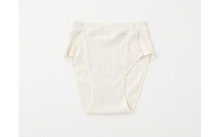 【杢グレー2枚 S-Mサイズ】hinna ふわリブ オーガニックコットン ふんどしショーツ【2枚セット】