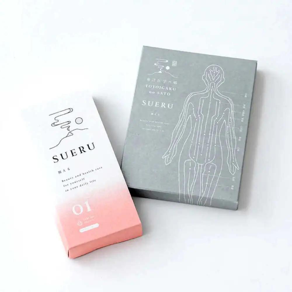 【お灸2箱セット】SUERU01シリーズ オレンジ・ピンク 各1箱 [AQEA005]灸
