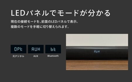 【VGP2023受賞】サウンドバー FUNLOGY Sound3 総合80W 2.1ch | スピーカー テレビ用スピーカー シアターバー 壁掛け bluetooth 光デジタル 有線 無線 ホームシ